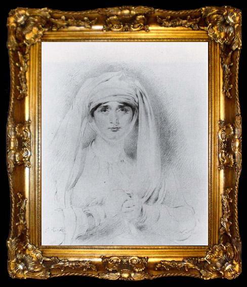 framed  George Henry Harlow Sarah Siddons as Lady Macbeth, ta009-2